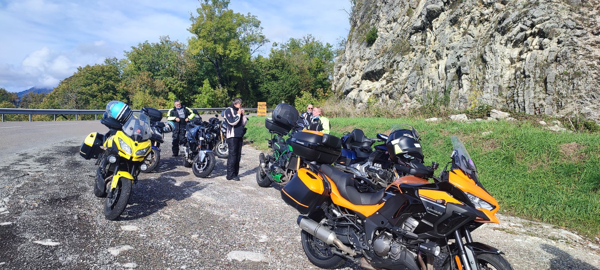 Arrêt panorama de la vallée de l'arve