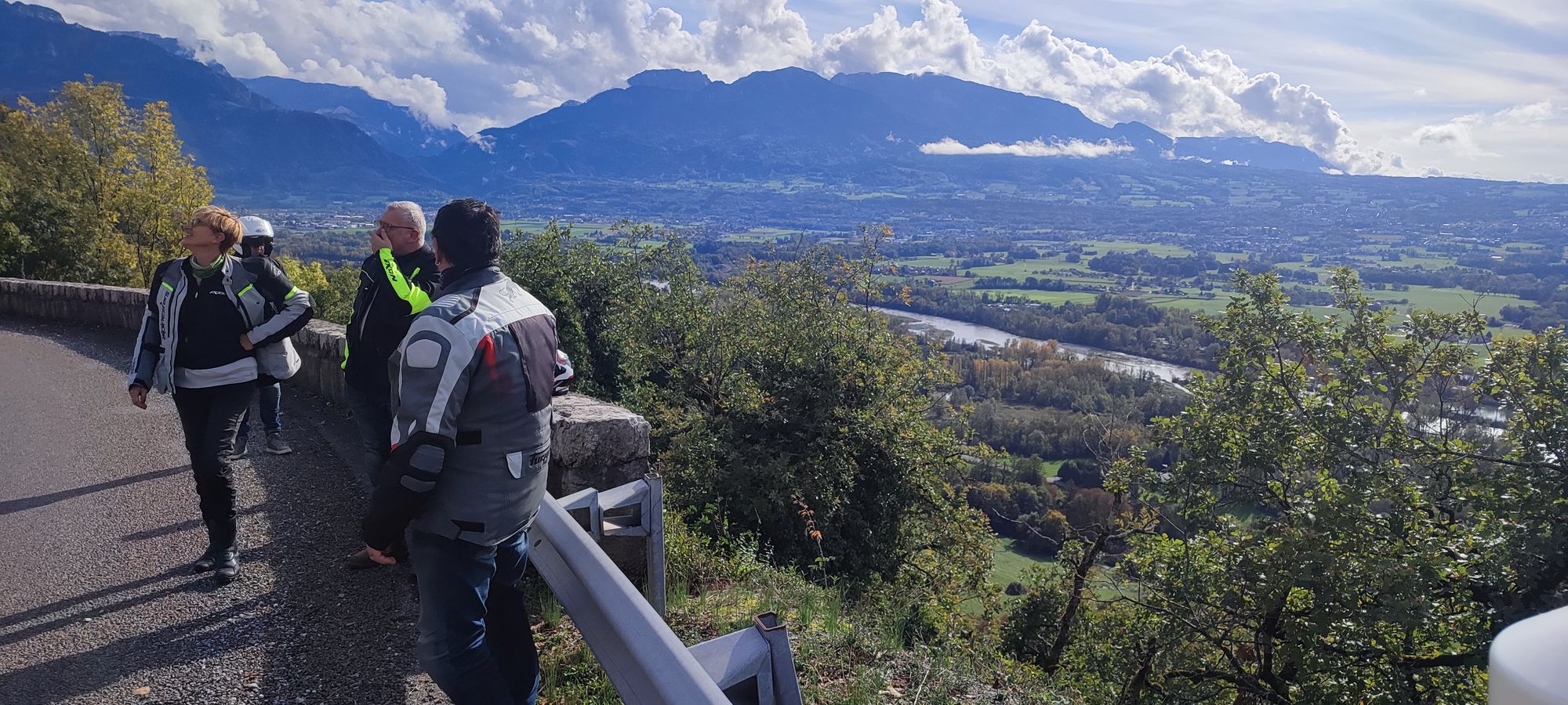 Arrêt panorama de la vallée de l'arve